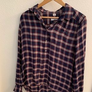 Loft plaid shirt